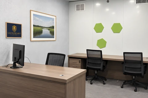LionShare Cowork: 10x15 1-3 Person Private Office inside a Coworking Space