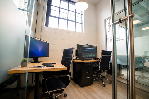 2-Person Private Office with Windows
