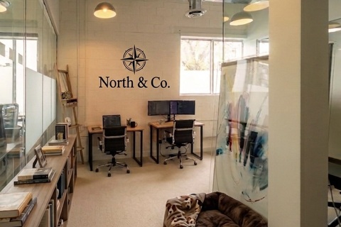 5-Person Private Office with Windows