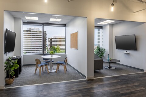 a view of a living room