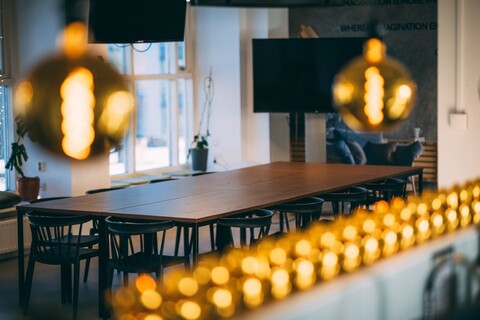 a dining room table