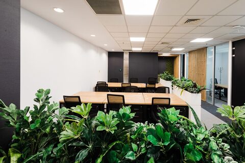 a large room