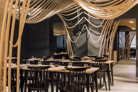 a dining room table