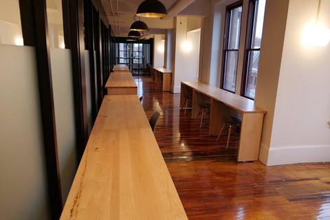 a room with a wooden floor