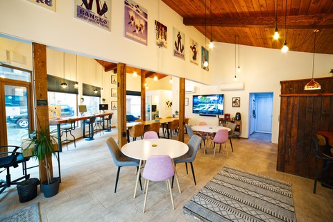 a dining room table