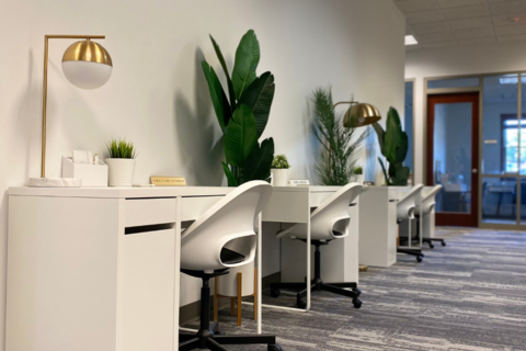 a room full of furniture