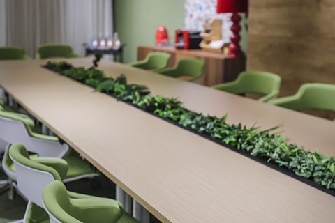 a dining room table