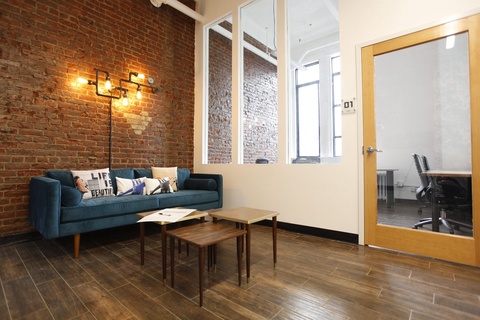 Ability to have intimate interviews and small team chats at these sofas