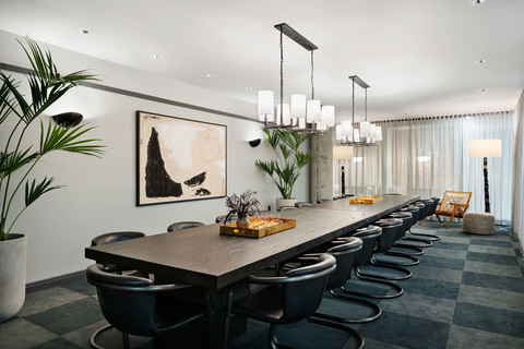 a dining room table