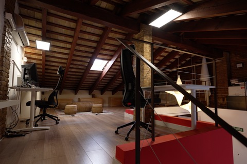 a large room