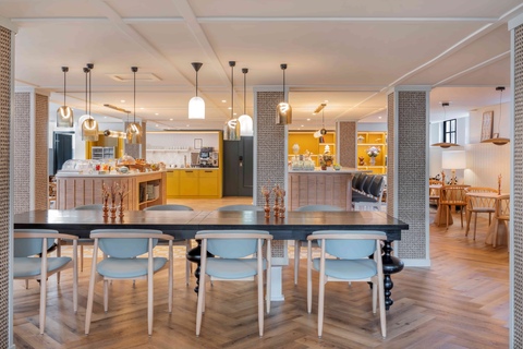 a dining room table