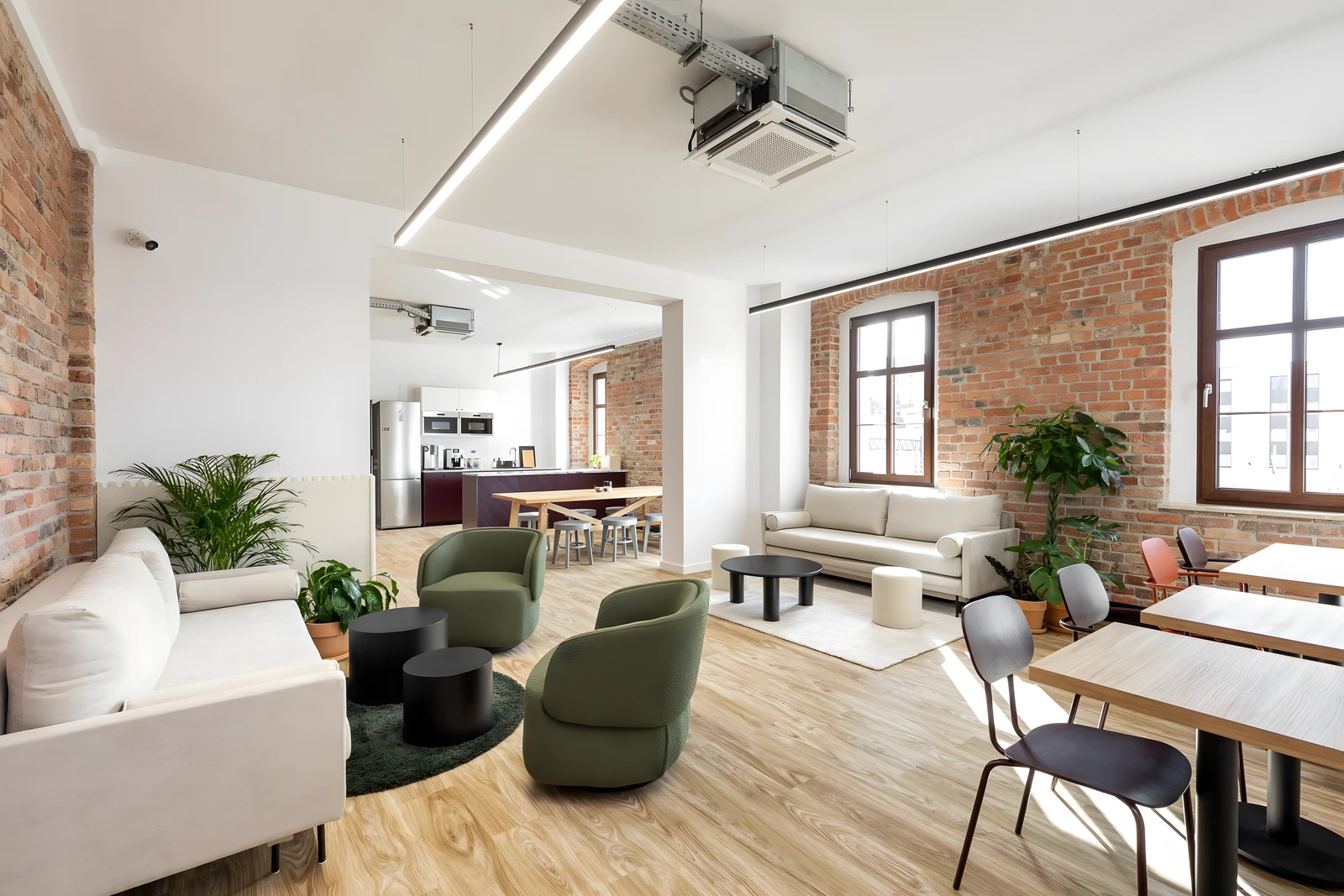 Cluster coworking space