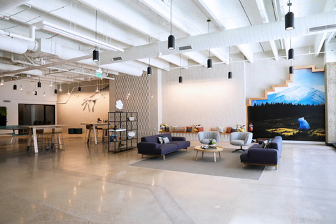a large room