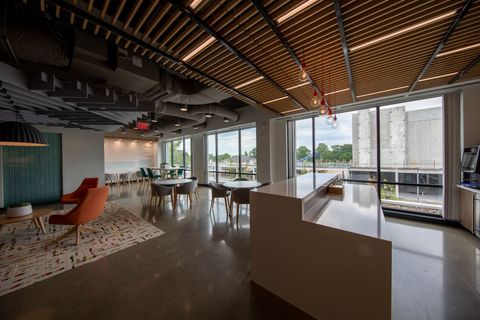 a large room