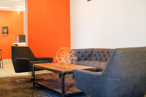 Lounge area for intimate small team meetings or even with a client