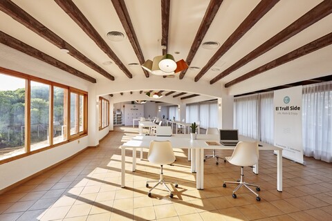 a large room