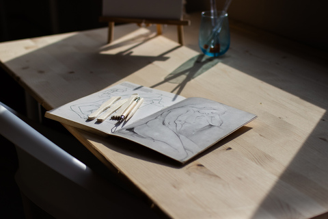a wooden cutting board