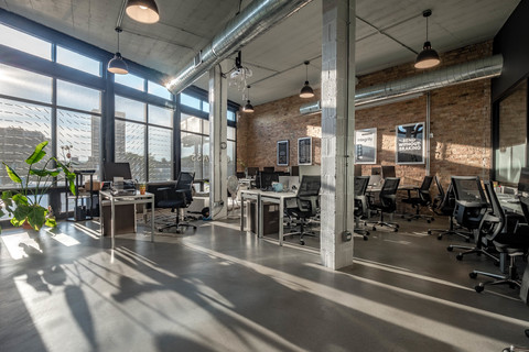 a large room