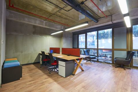 a room filled with furniture and a wood floor