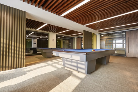 a large room