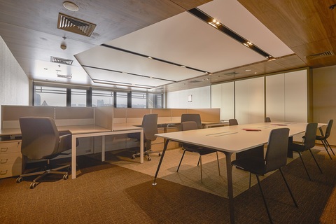 a large room