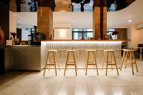 a dining room table