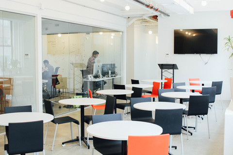 Cafe tables can be used for your meetings or coworking needs