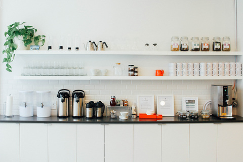 Unlimited coffee and a wide varies of tea