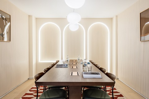 a dining room table
