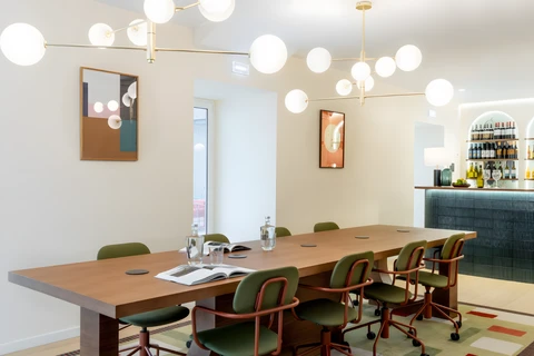 a dining room table