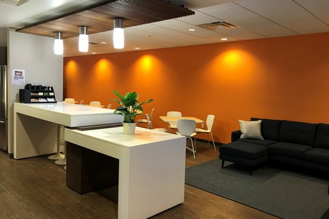 a large room