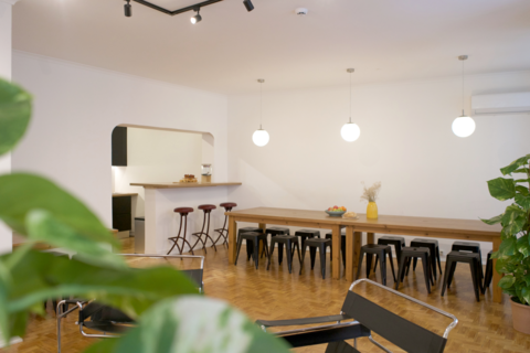 a dining room table
