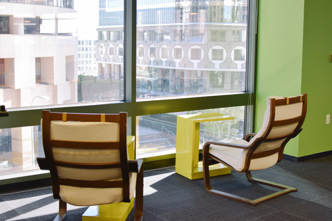 Great spot for people-watching while you cowork.