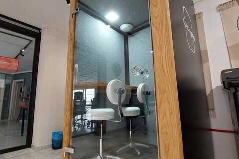 a room with a wooden floor