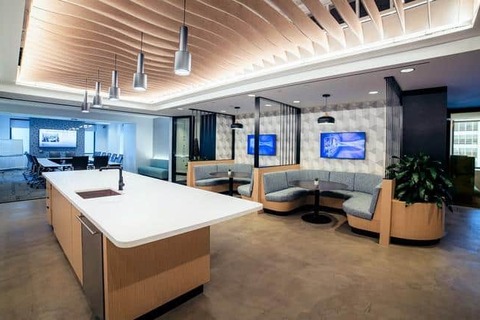 a large room