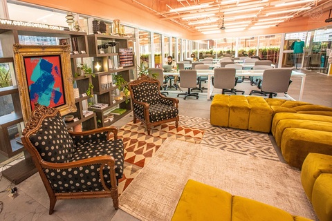 a room filled with lots of furniture