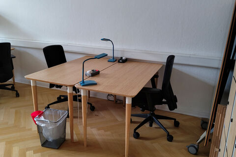 a chair in a room
