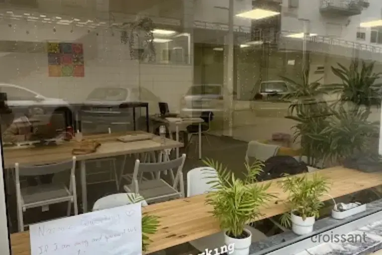 a window with plants on it