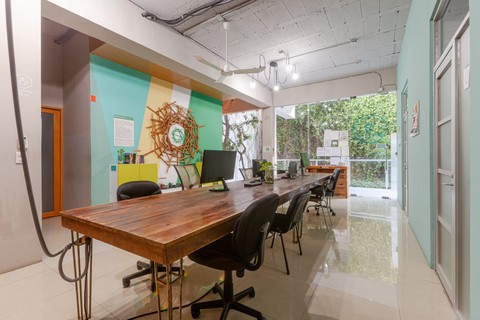 a dining room table