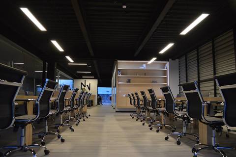 a large room