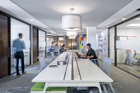 people in an office