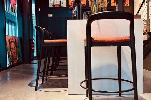 a chair in a room