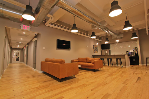 a room with a wooden floor