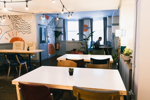 a dining room table