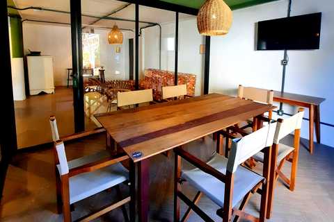 a dining room table