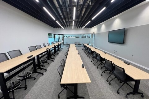 a large room