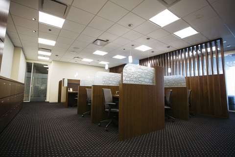 a large room
