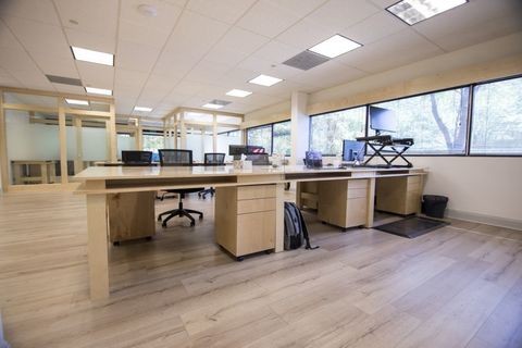 a room with a wooden floor