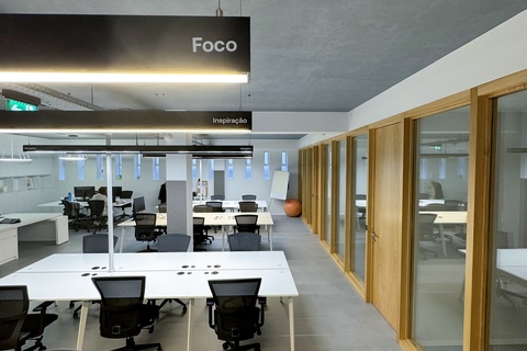 a large room