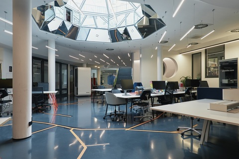 a large room